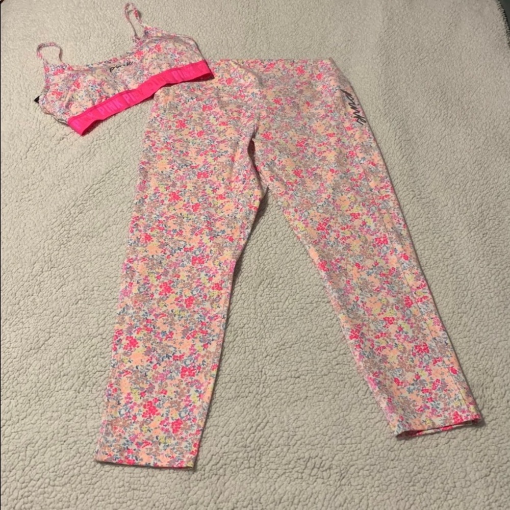 VS PINK Sports Bra & Leggings
